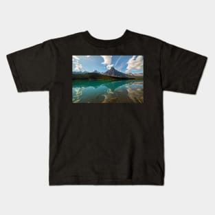 Waterfowl Lake Reflection Banff National Park Alberta Canada Kids T-Shirt